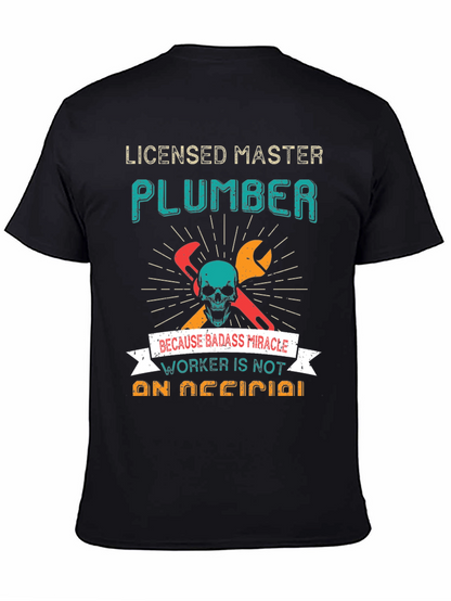 Licensed Master Plumber T-Shirt