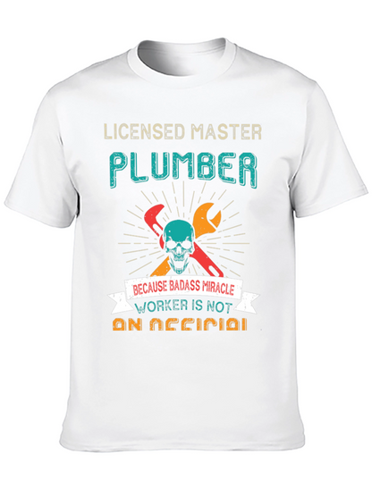 Licensed Master Plumber T-Shirt