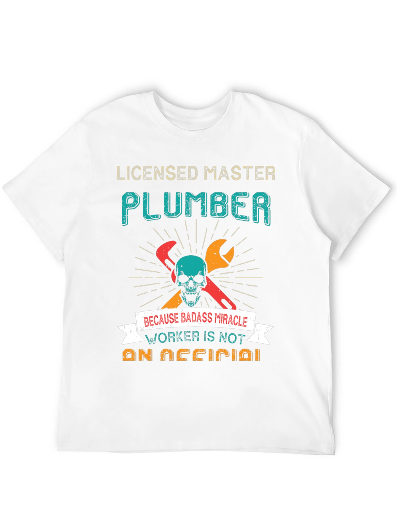 Licensed Master Plumber T-Shirt