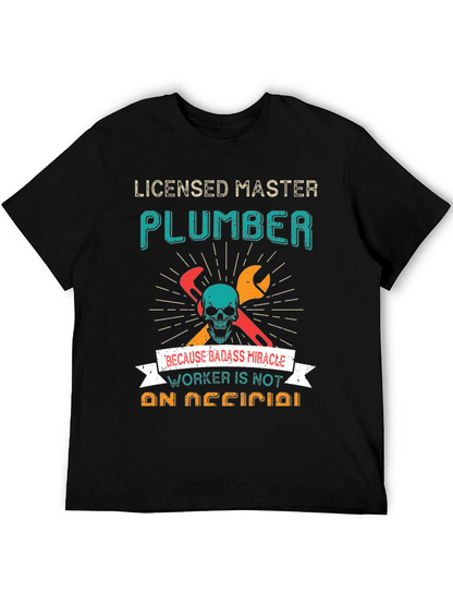 Licensed Master Plumber T-Shirt