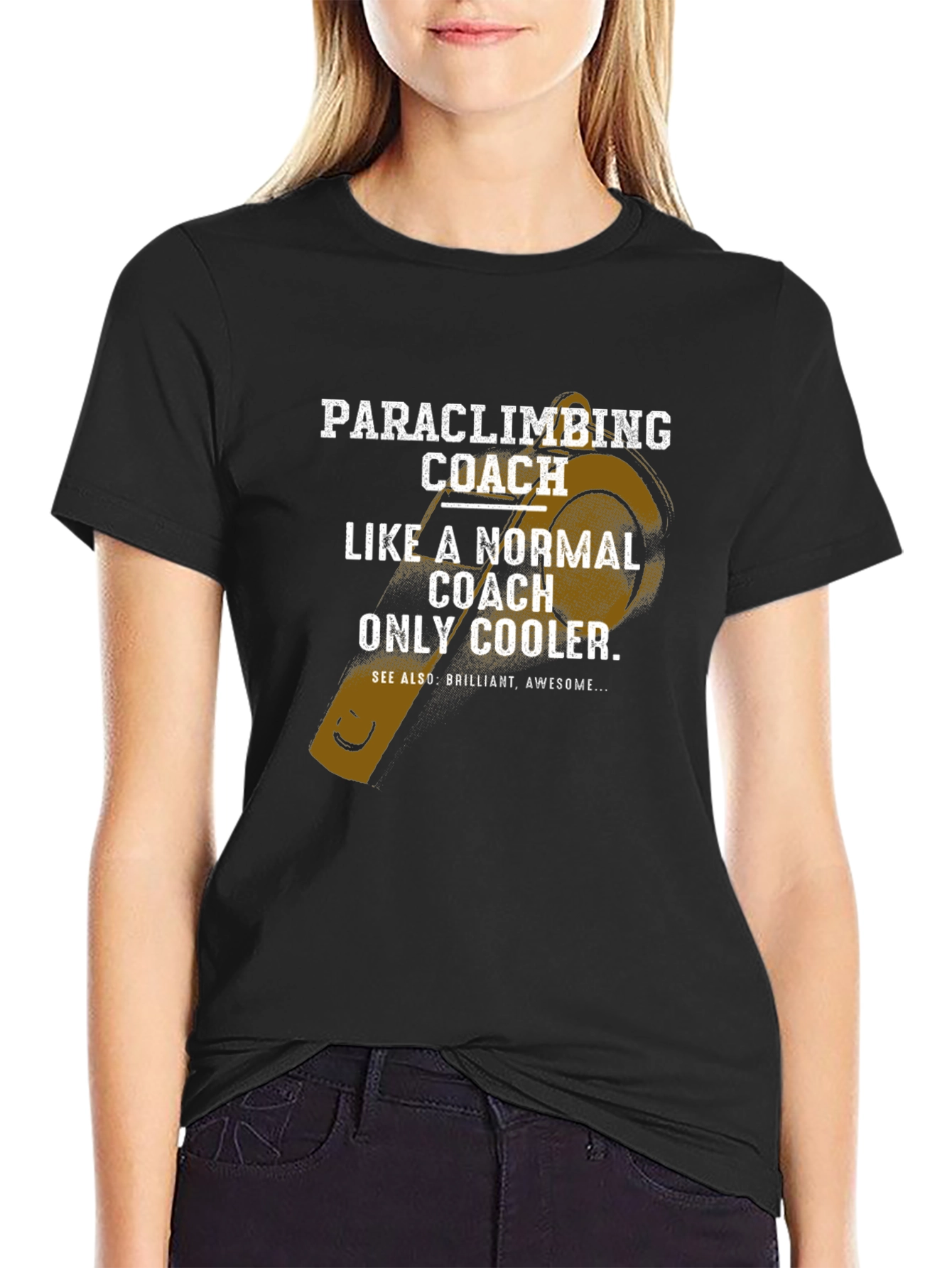 Paraclimbing Coach T-Shirt - Cool and Awesome!