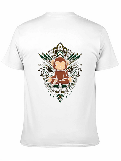 Zen Monkey T-Shirt - Meditating Ape Tee