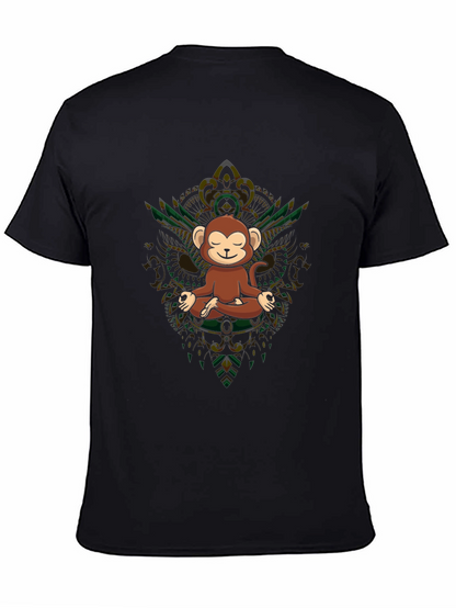 Zen Monkey T-Shirt - Meditating Ape Tee