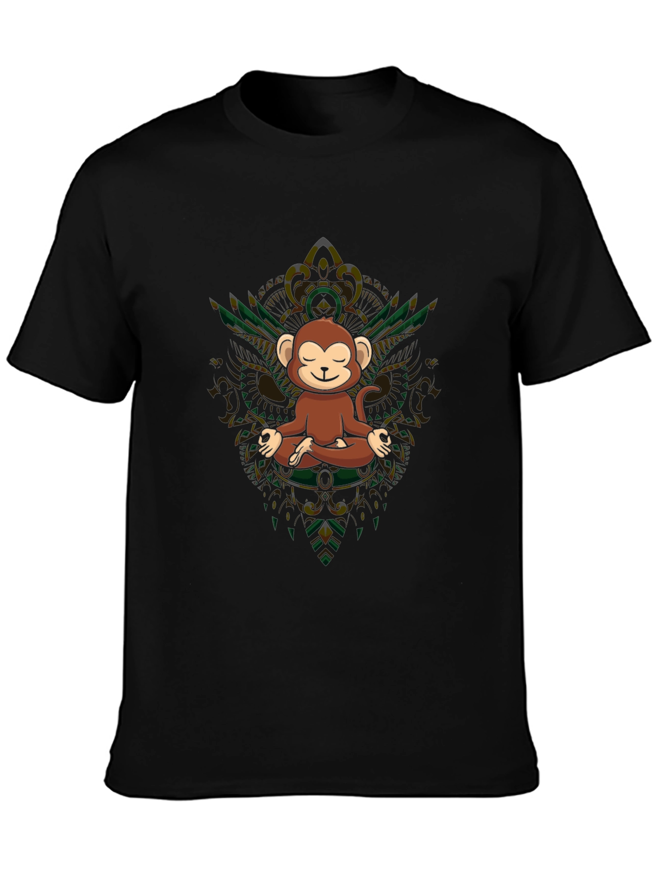 Zen Monkey T-Shirt - Meditating Ape Tee