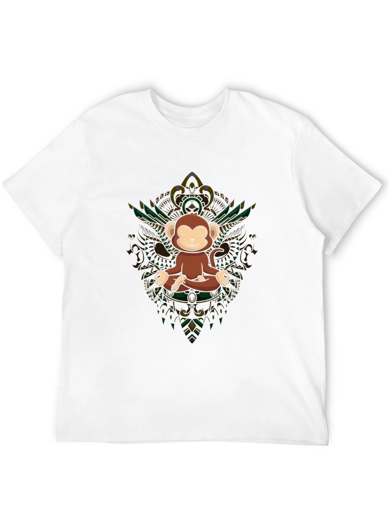Zen Monkey T-Shirt - Meditating Ape Tee