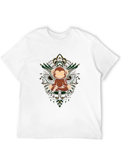 Zen Monkey T-Shirt - Meditating Ape Tee