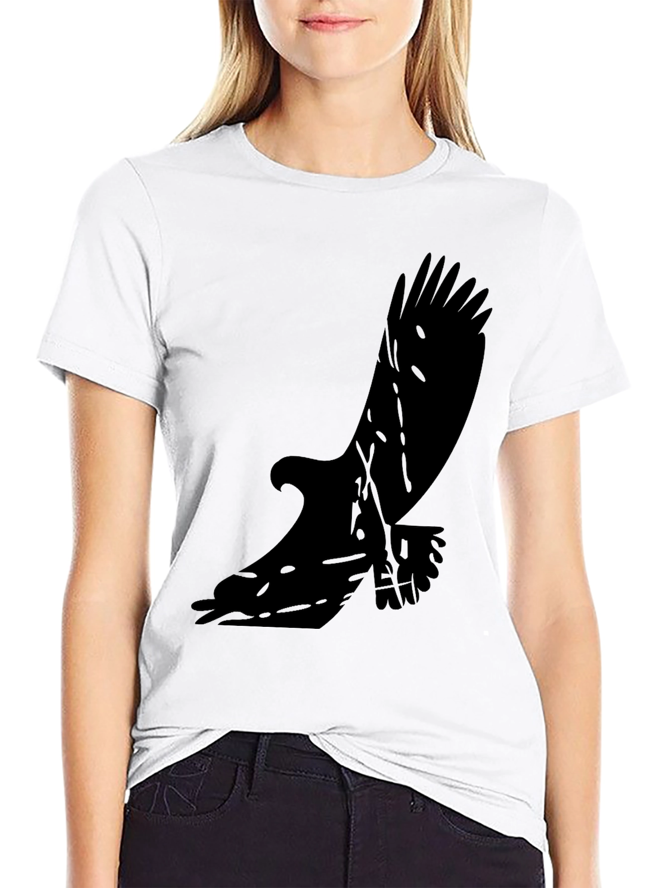 Black Eagle Graphic Tee - Stylish Mens T-Shirt