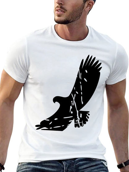 Black Eagle Graphic Tee - Stylish Mens T-Shirt