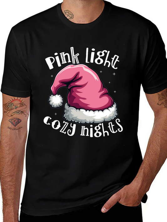 Pink Light Cozy Nights T-Shirt - Holiday Season