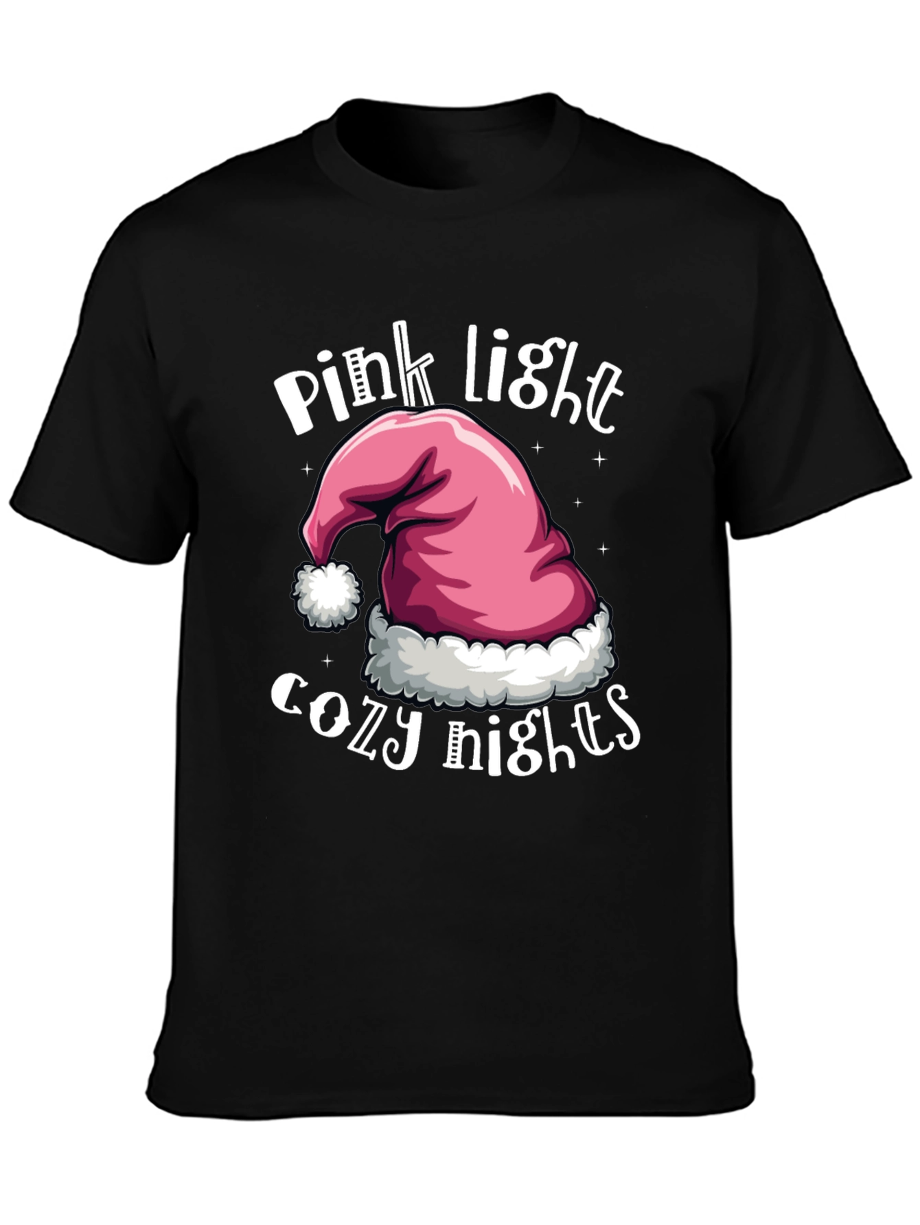 Pink Light Cozy Nights T-Shirt - Holiday Season