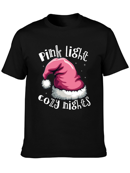 Pink Light Cozy Nights T-Shirt - Holiday Season