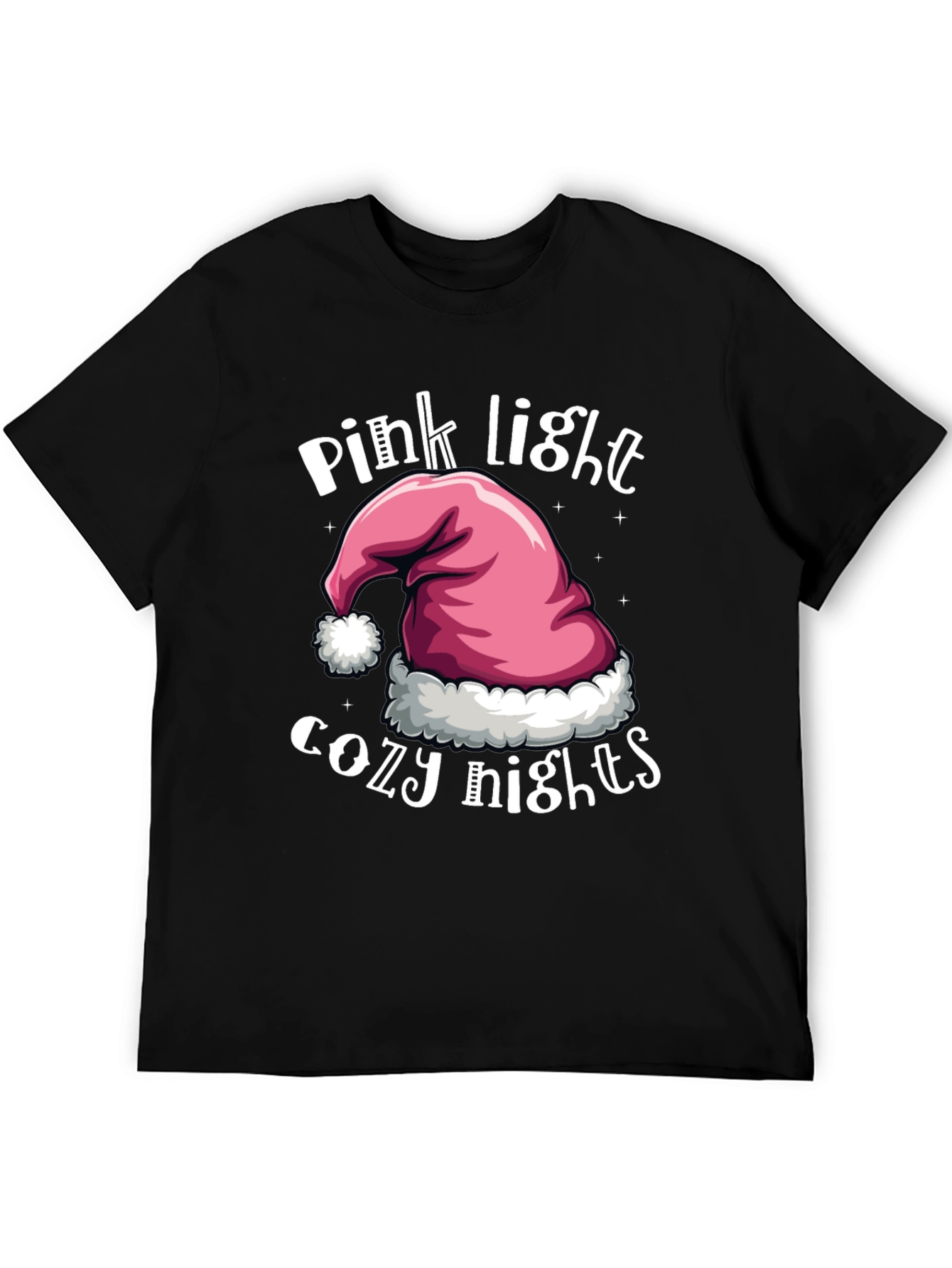 Pink Light Cozy Nights T-Shirt - Holiday Season