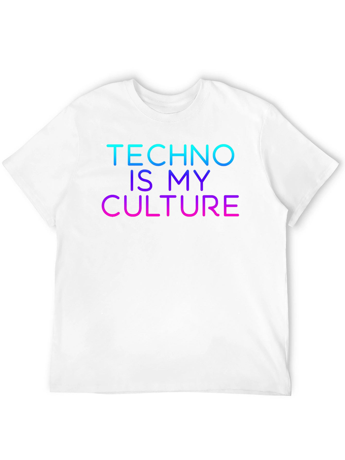 Techno Is My Culture Black T-Shirt