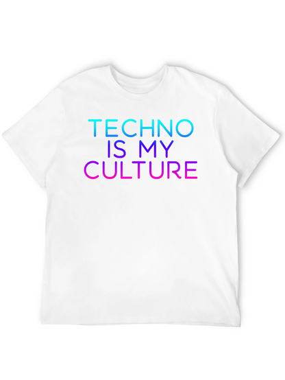 Techno Is My Culture Black T-Shirt