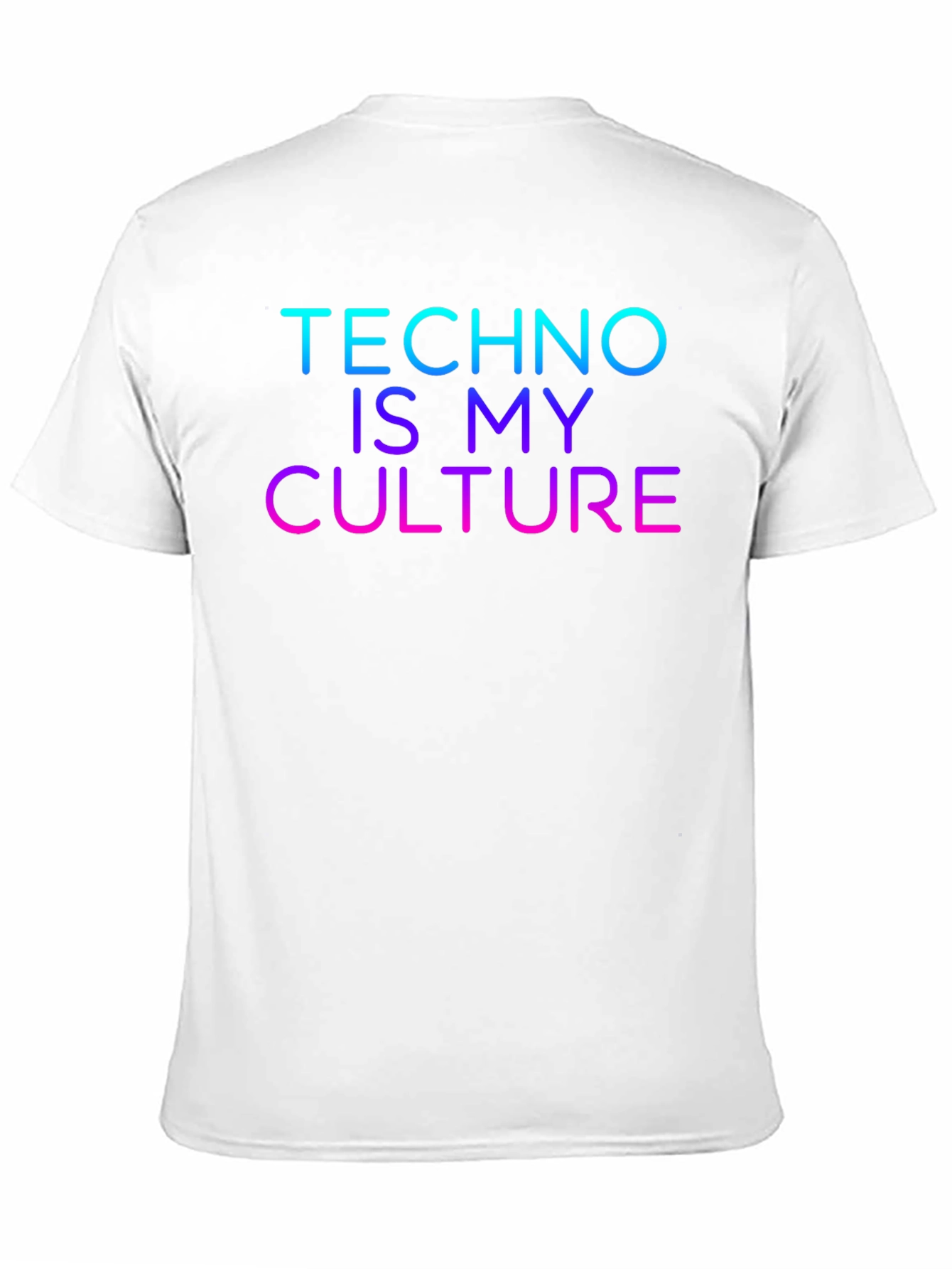 Techno Is My Culture Black T-Shirt
