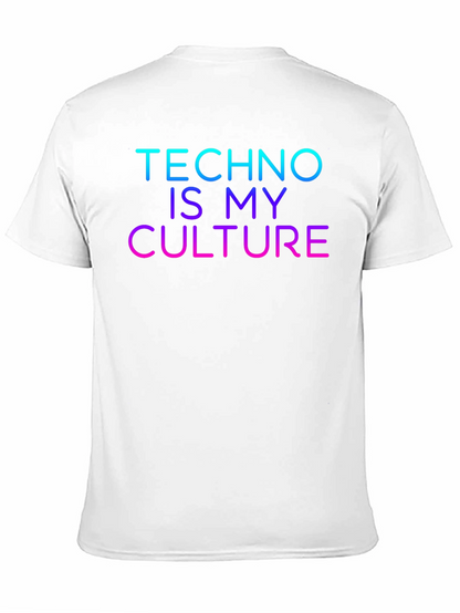 Techno Is My Culture Black T-Shirt