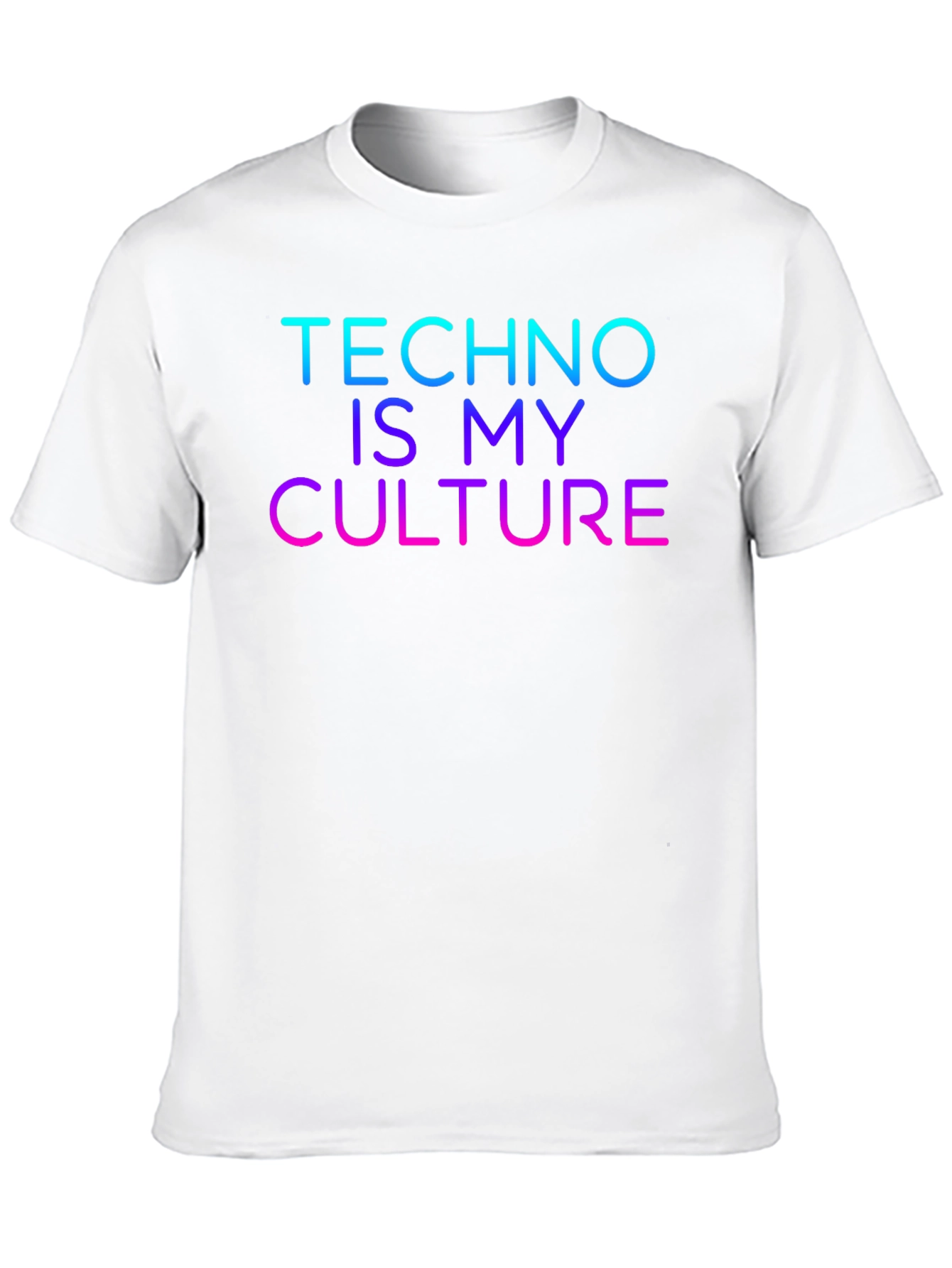 Techno Is My Culture Black T-Shirt