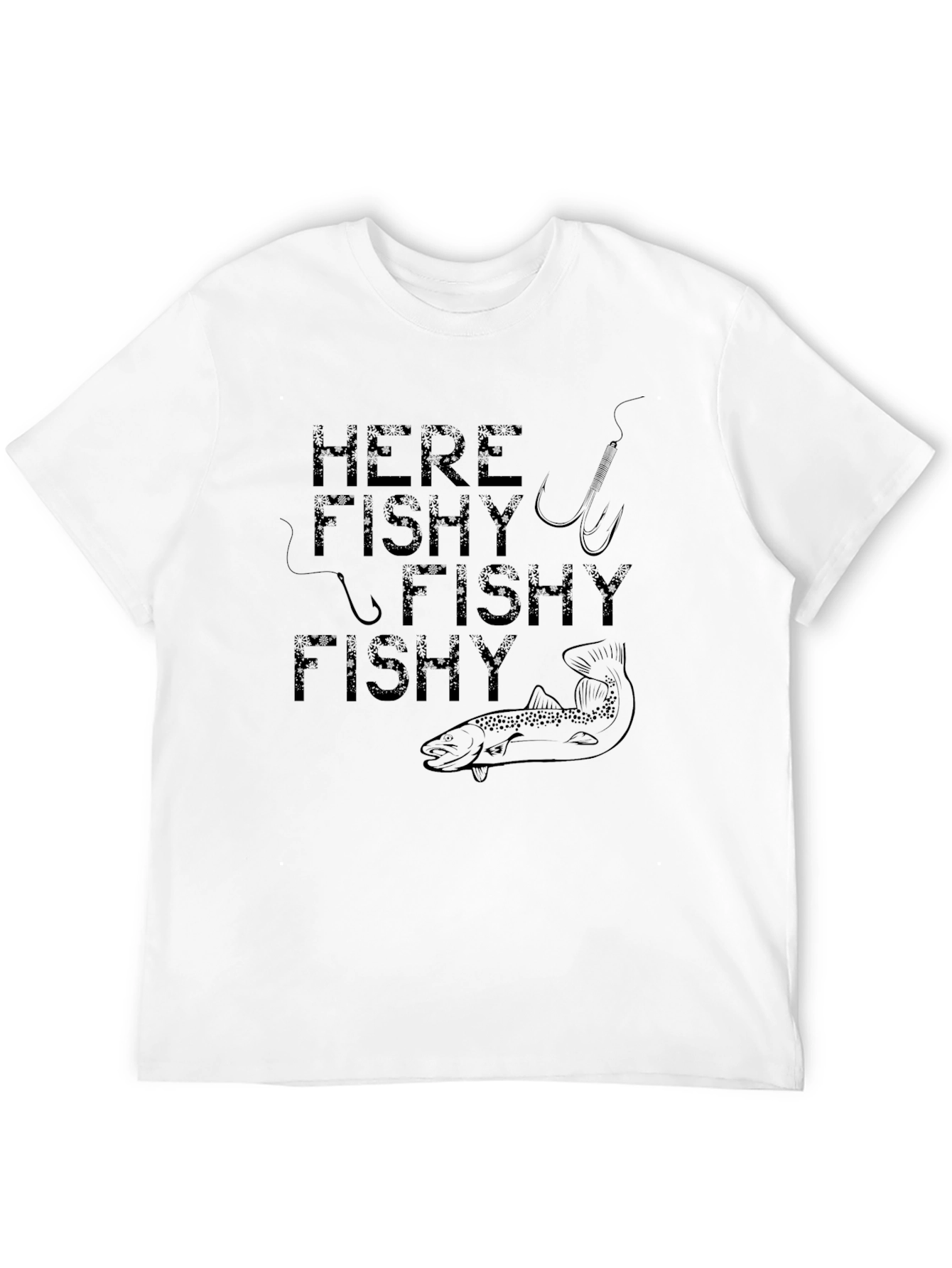 Here Fishy Fishy Fishy Graphic Tee