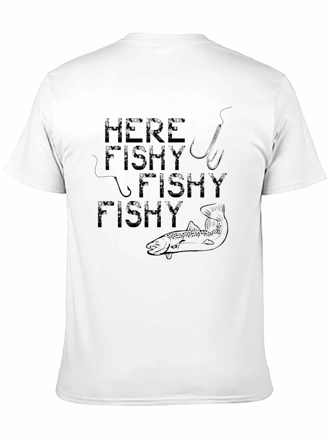 Here Fishy Fishy Fishy Graphic Tee