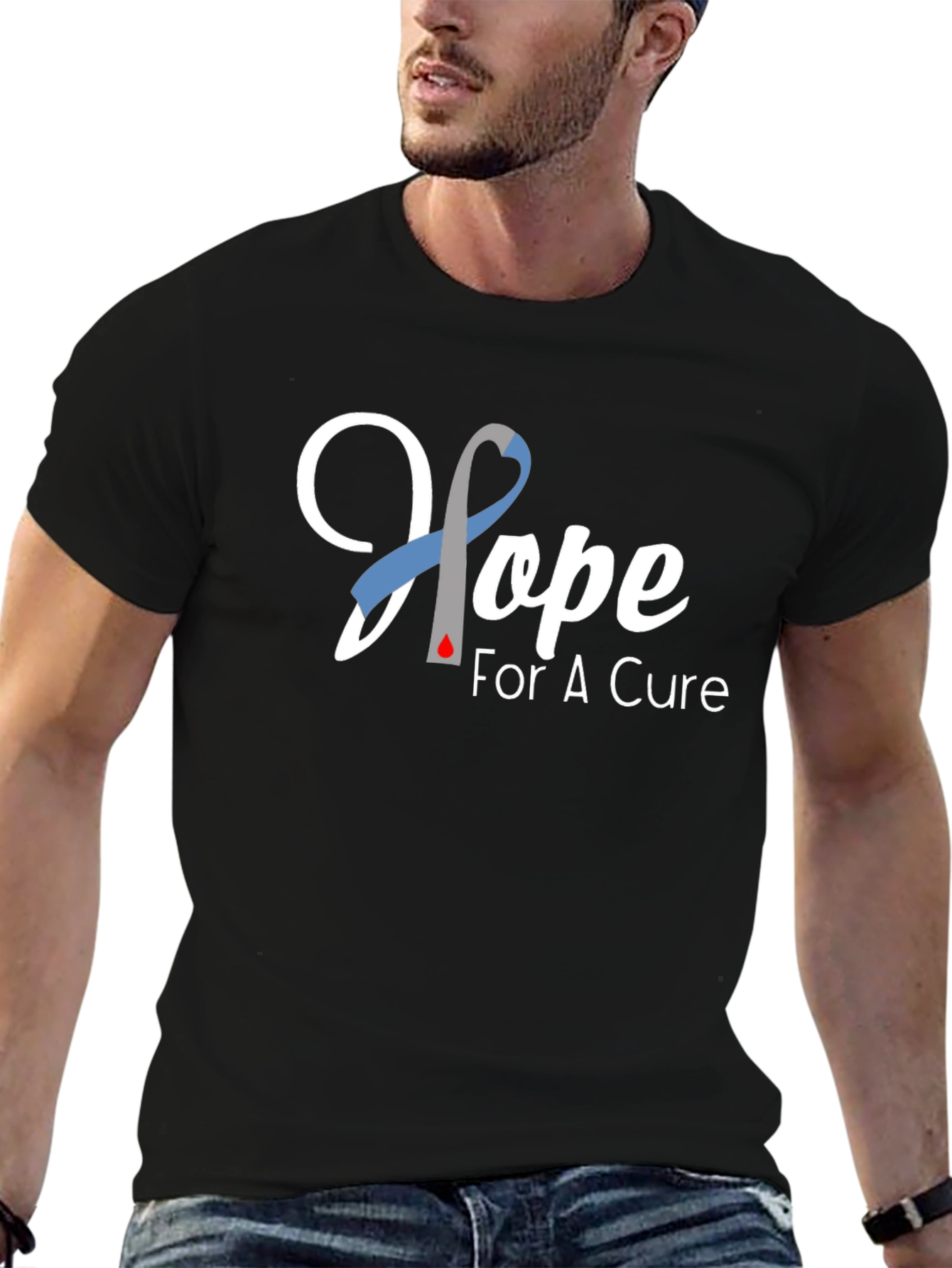 Hope for a Cure T-Shirt - Diabetes Awareness