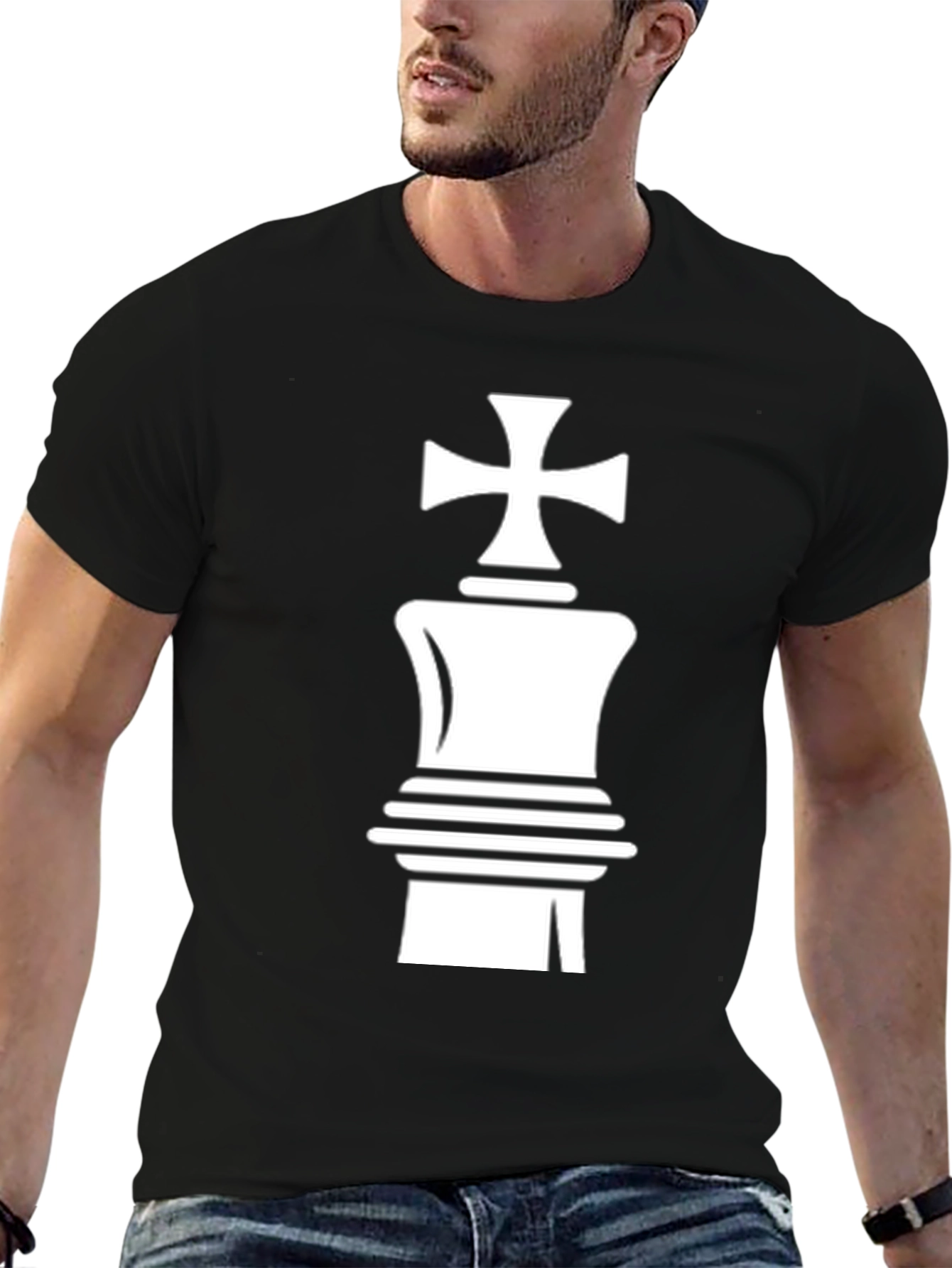Chess King Graphic Tee - Black