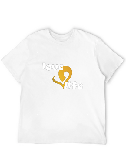 Love Life Graphic Tee - Black Short Sleeve
