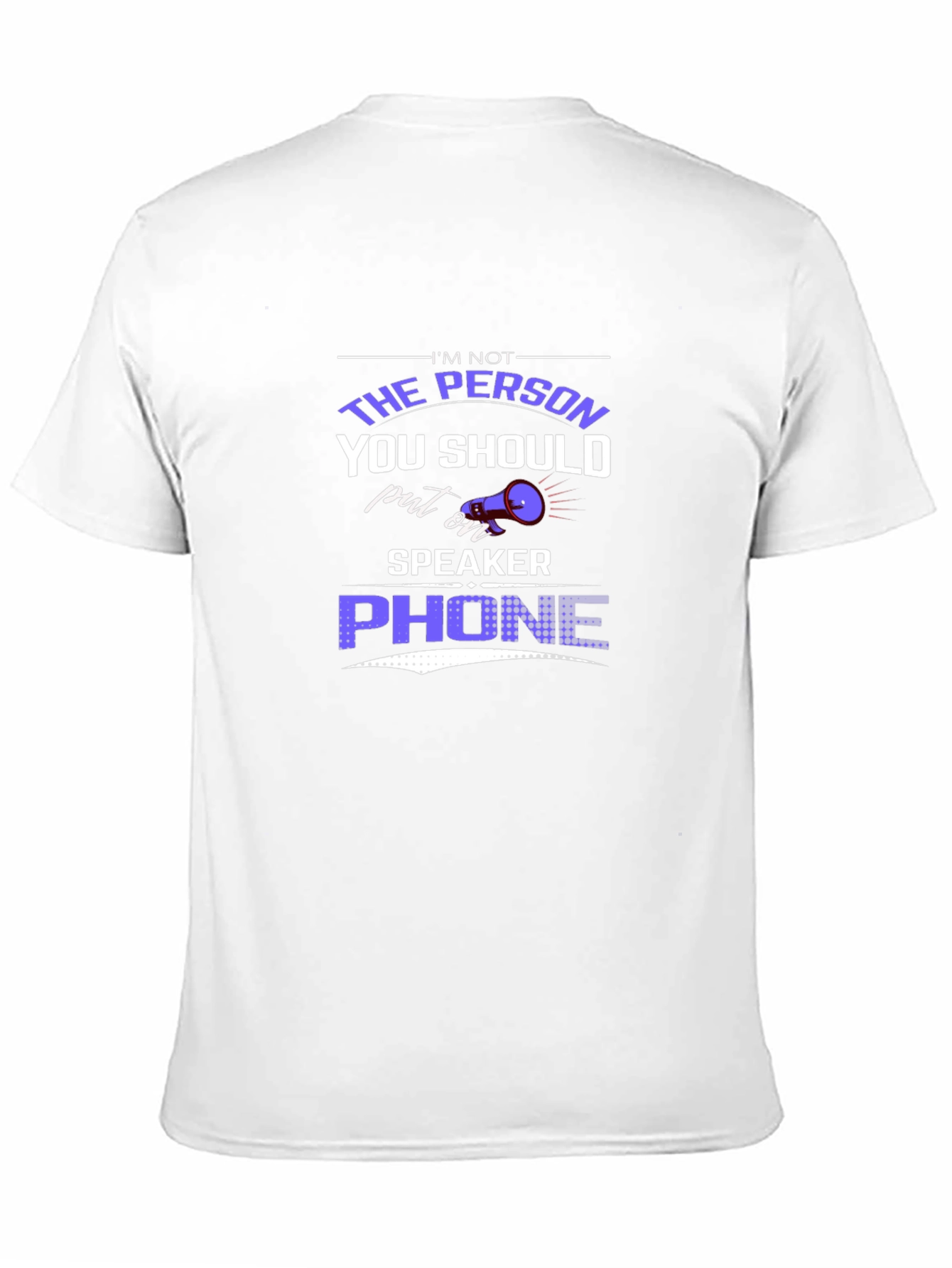 Humorous Speaker Phone Graphic Tee