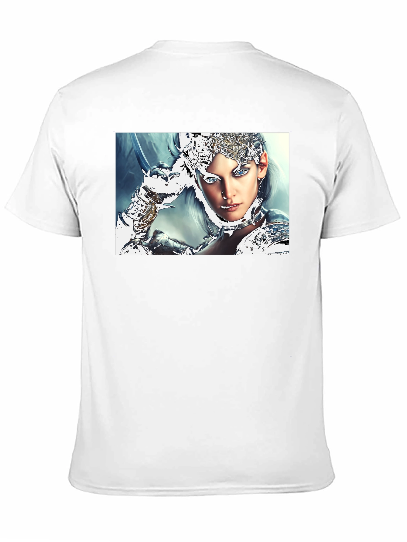 Warrior Woman Graphic Black T-Shirt