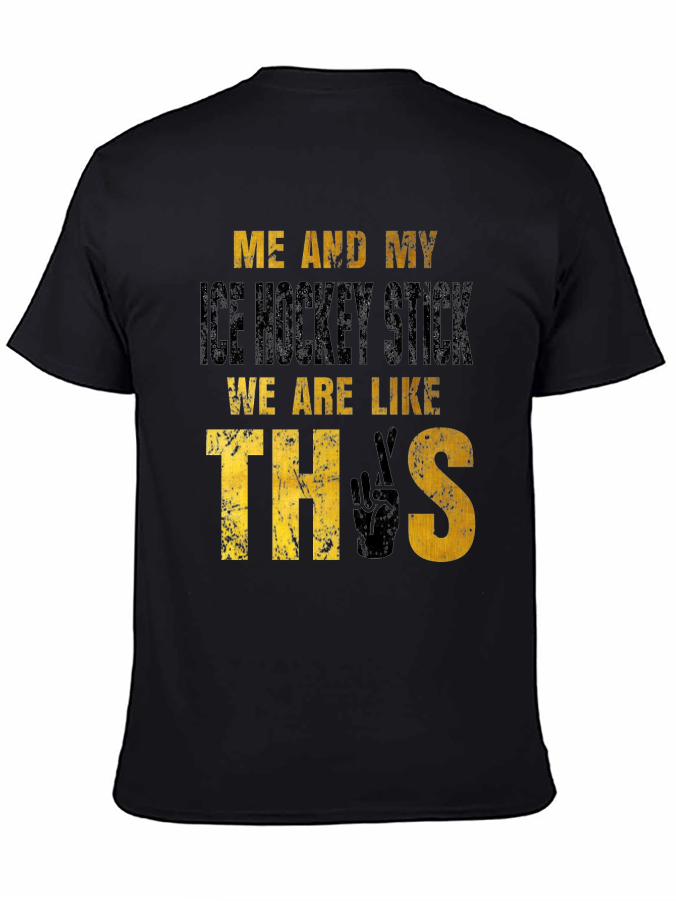 Hockey Fan T-Shirt: Me and My Ice Hockey Stick