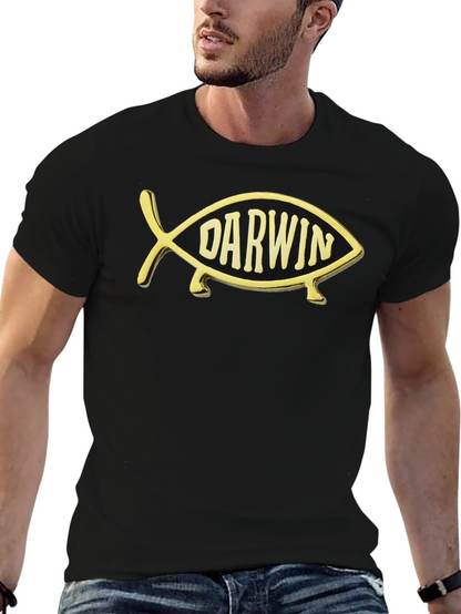 Darwin Fish T-Shirt - Evolution Humor Tee