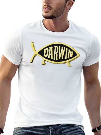 Darwin Fish T-Shirt - Evolution Humor Tee