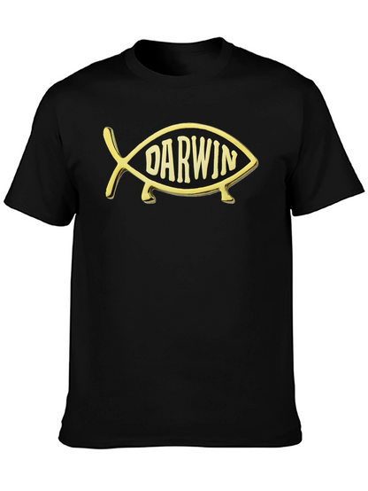 Darwin Fish T-Shirt - Evolution Humor Tee