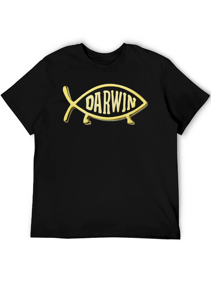 Darwin Fish T-Shirt - Evolution Humor Tee