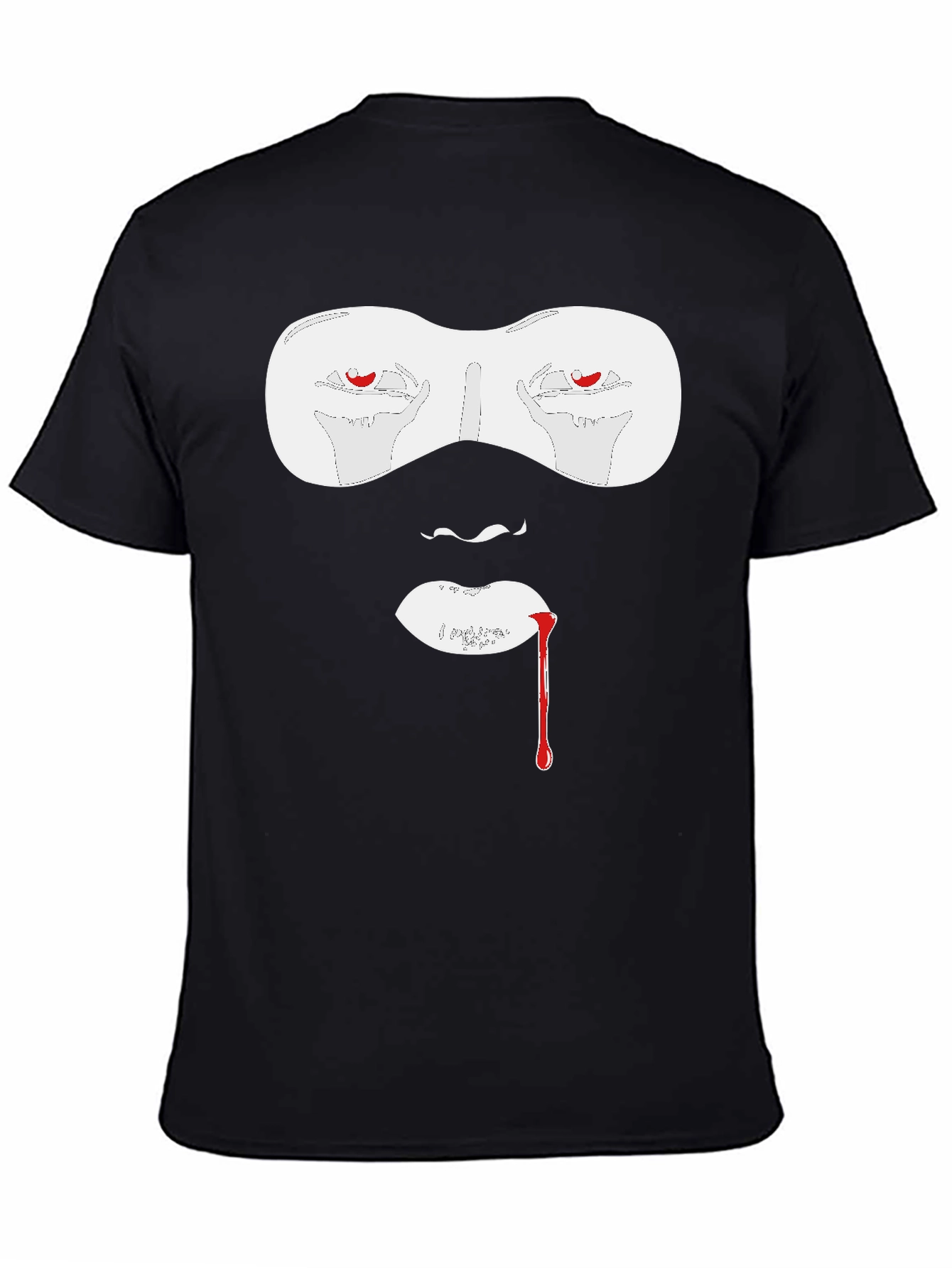 Vampire Graphic T-Shirt - Bold Halloween Style
