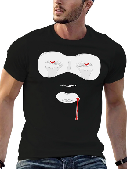 Vampire Graphic T-Shirt - Bold Halloween Style