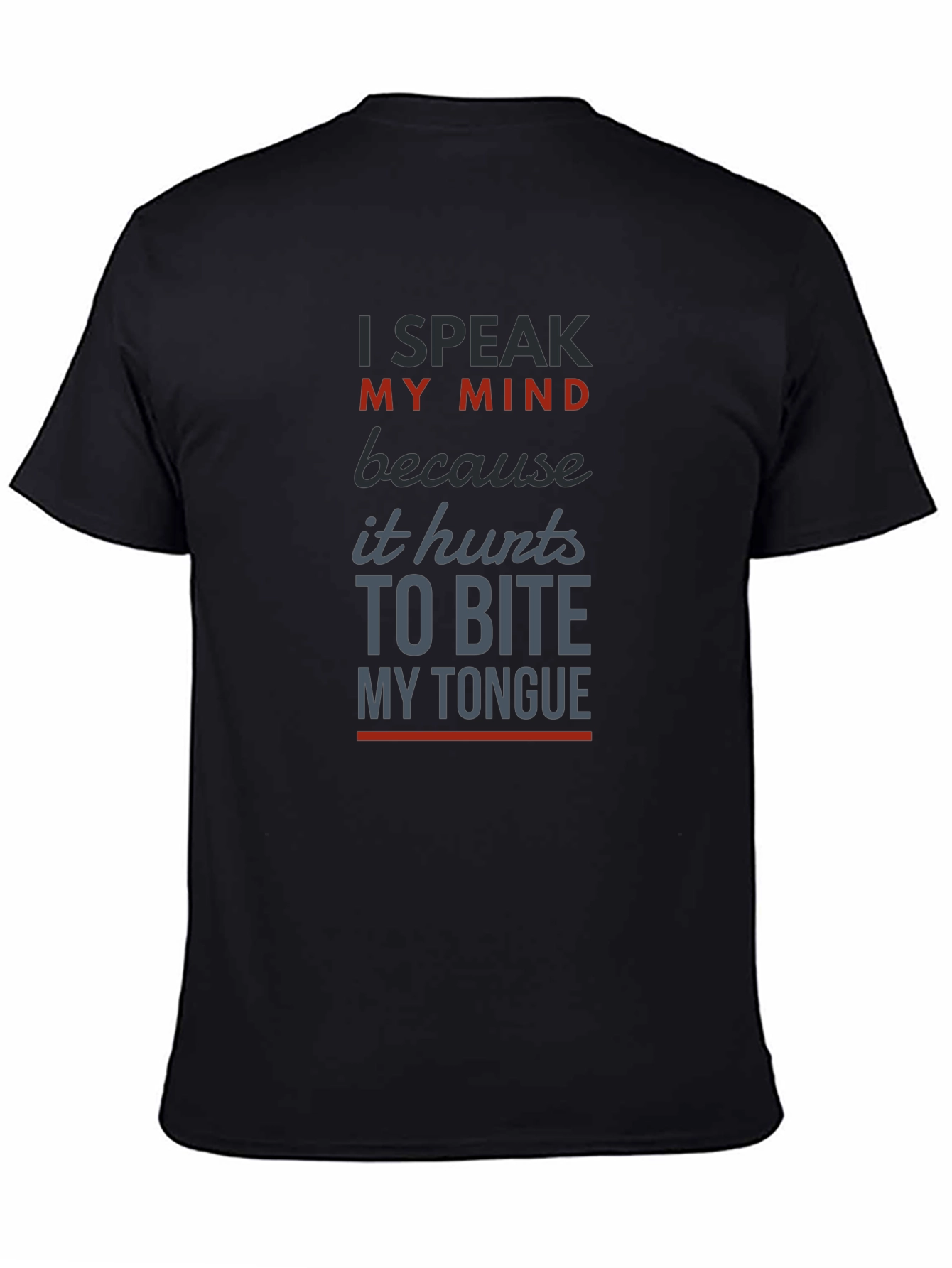 Speak My Mind Mens Graphic T-Shirt