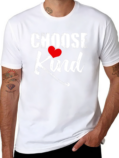 Choose Kind Graphic Tee - Soft Cotton Casual T-Shirt