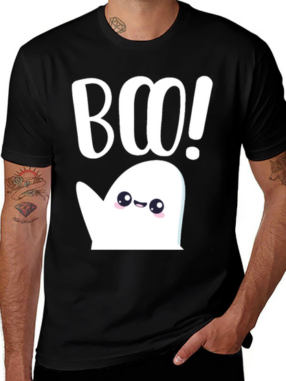 Cute Ghost Boo! Halloween Graphic T-Shirt
