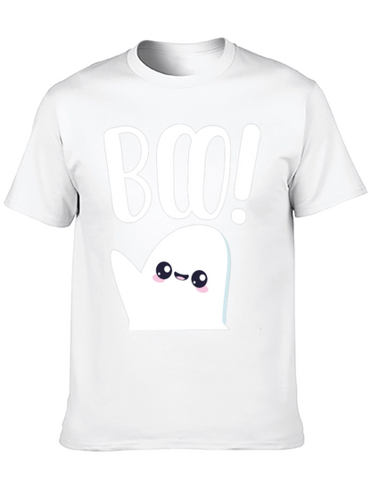 Cute Ghost Boo! Halloween Graphic T-Shirt