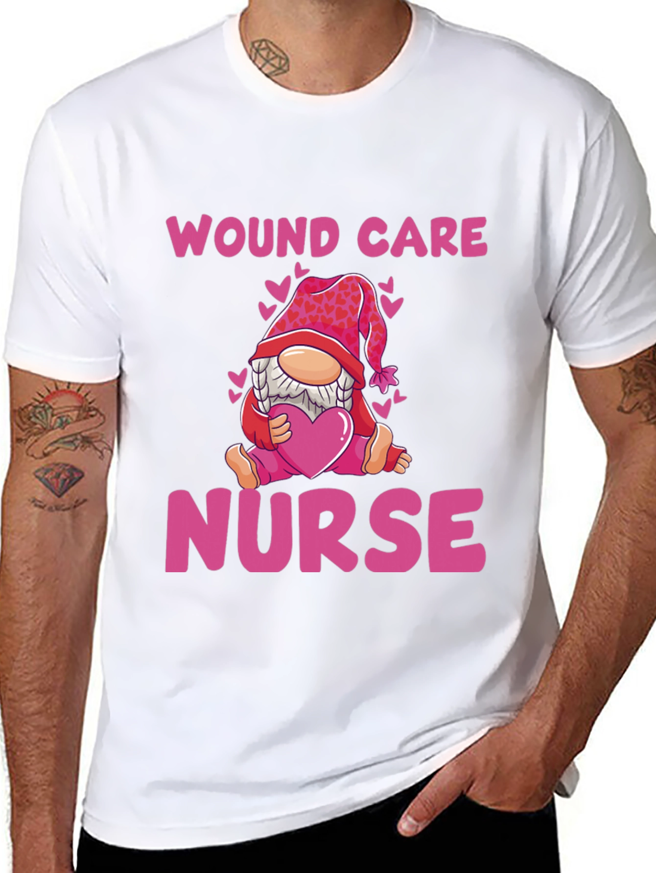 Wound Care Nurse Valentines Day T-Shirt