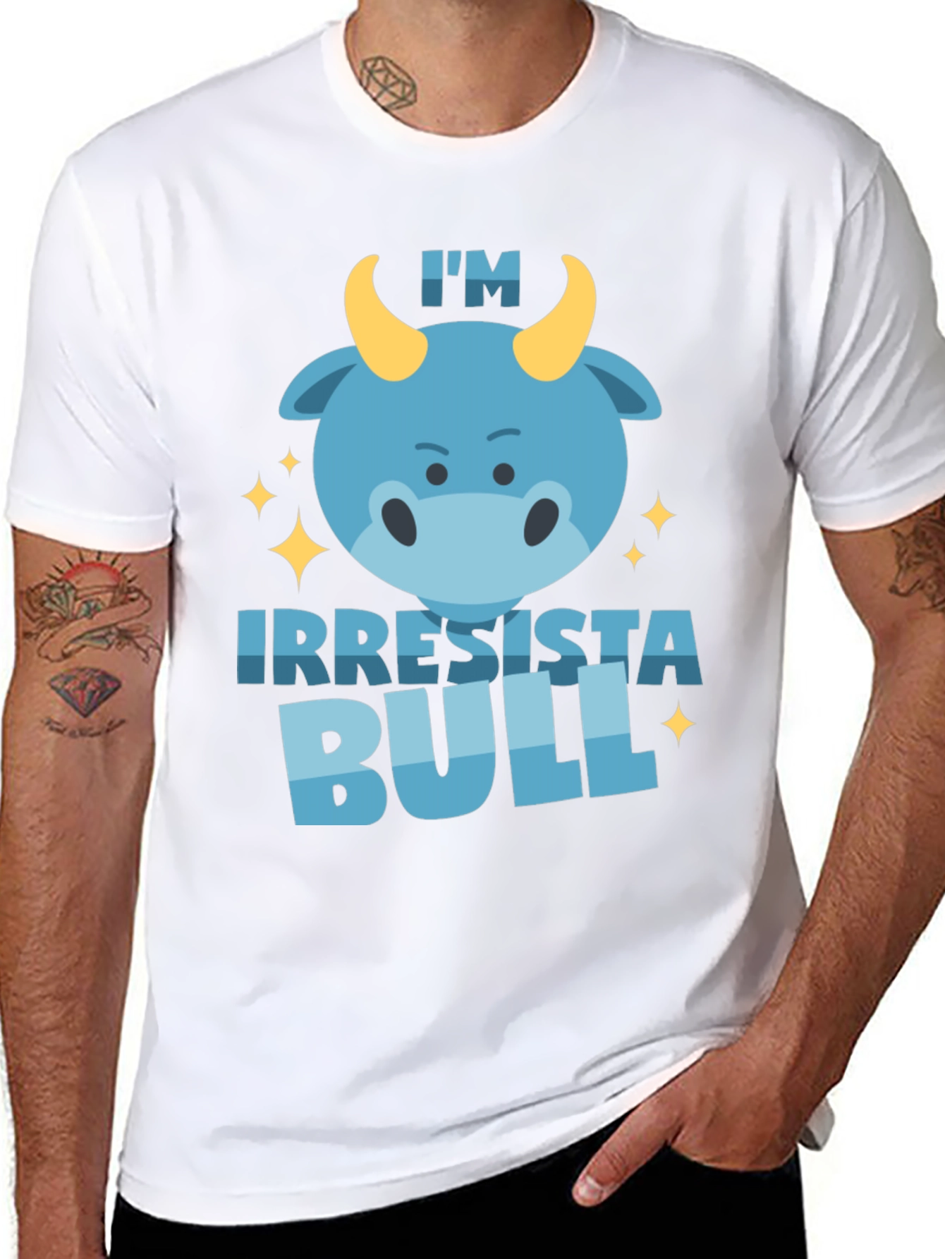 Irresistabull Bull Graphic T-Shirt