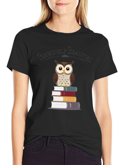 Bookshelf Beauties Owl T-Shirt