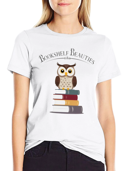 Bookshelf Beauties Owl T-Shirt