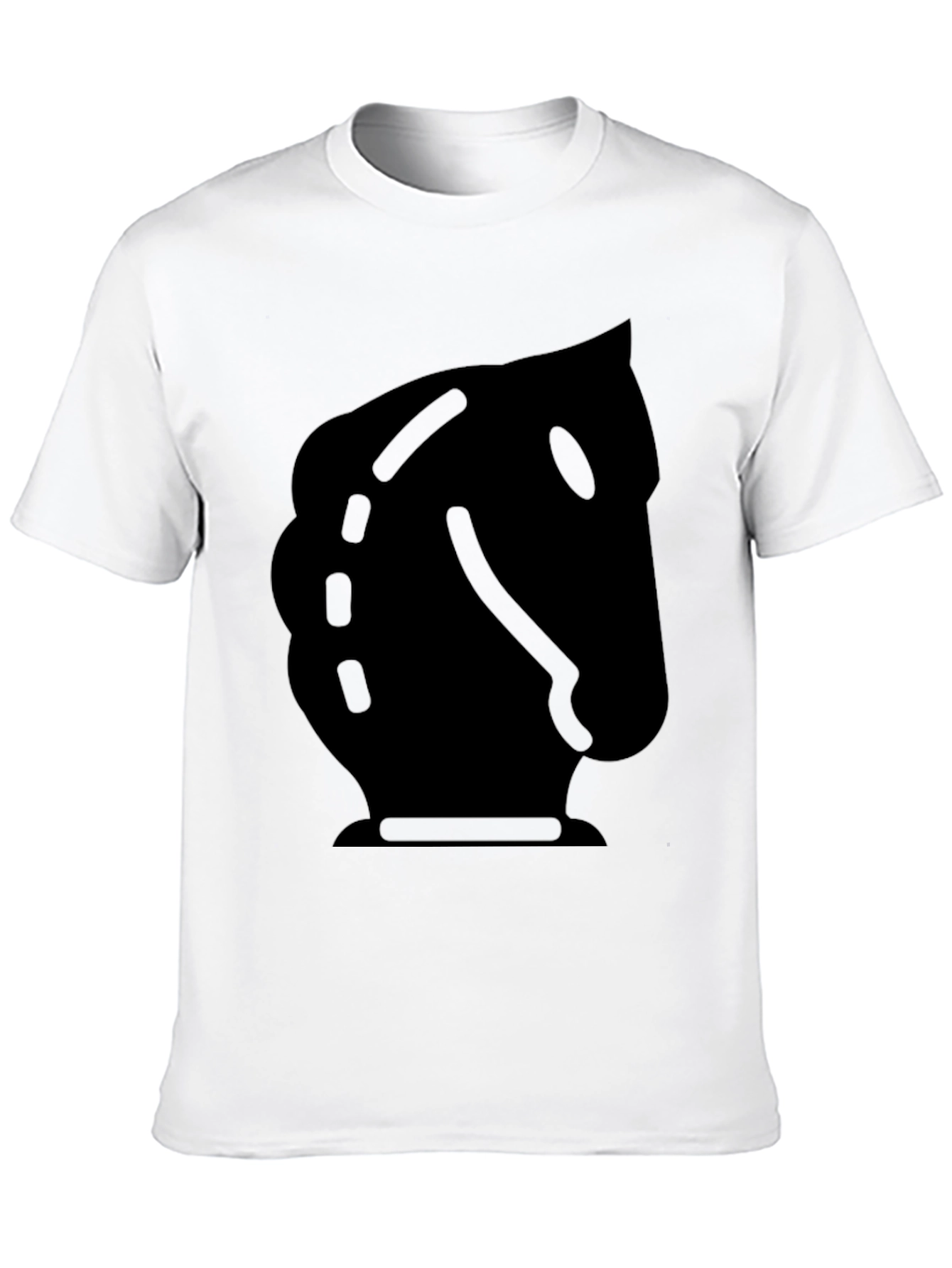 Black Knight Chess Piece Graphic Tee