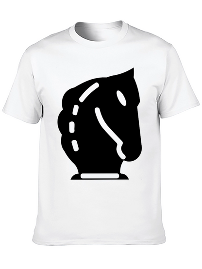 Black Knight Chess Piece Graphic Tee