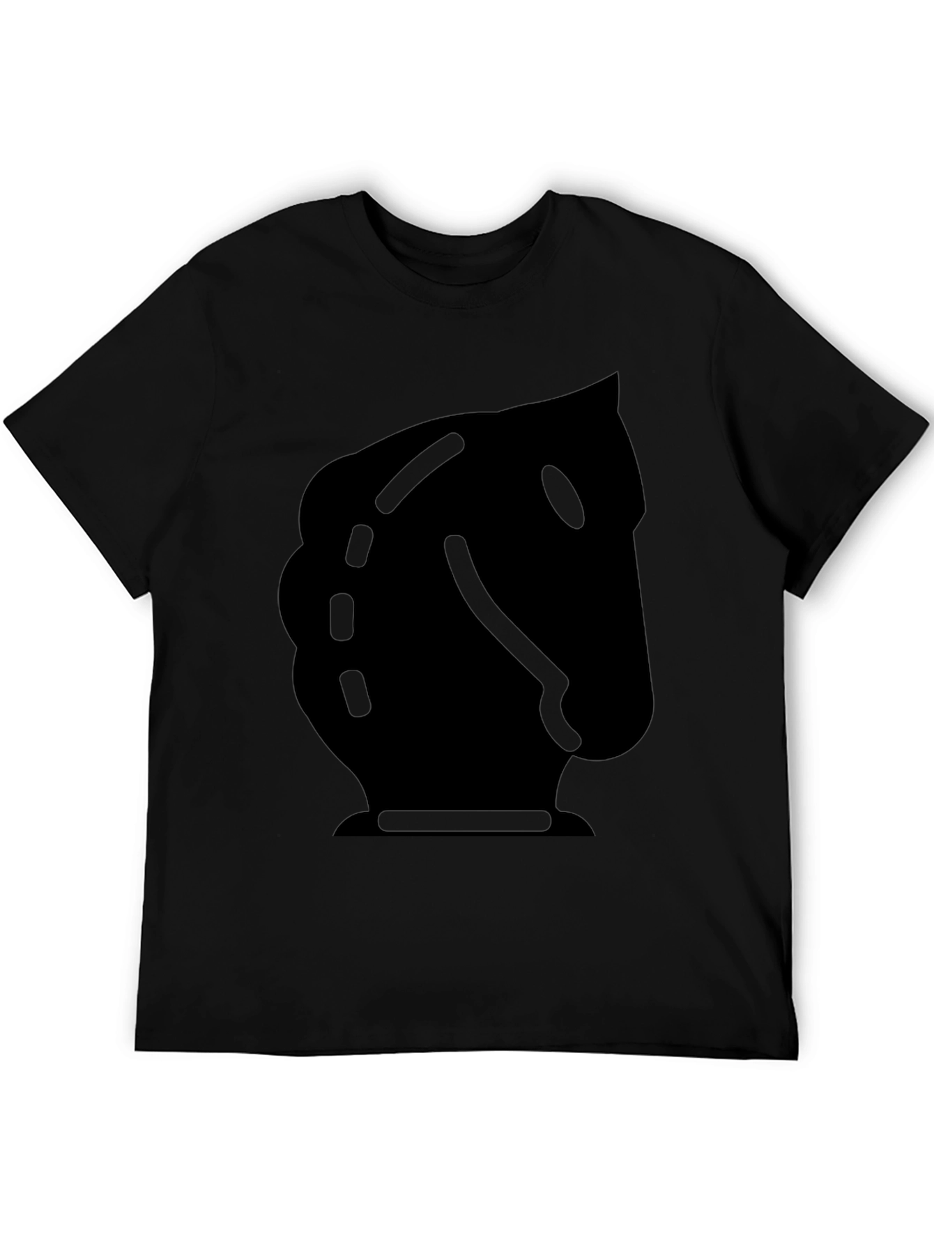 Black Knight Chess Piece Graphic Tee