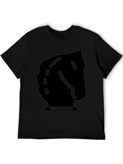 Black Knight Chess Piece Graphic Tee