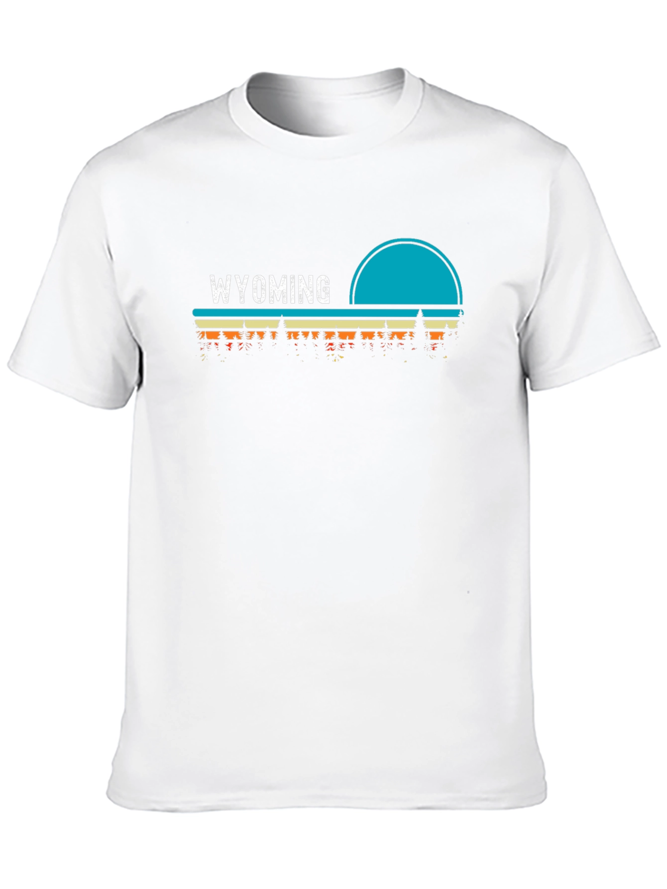 Wyoming Retro Style Graphic T-Shirt