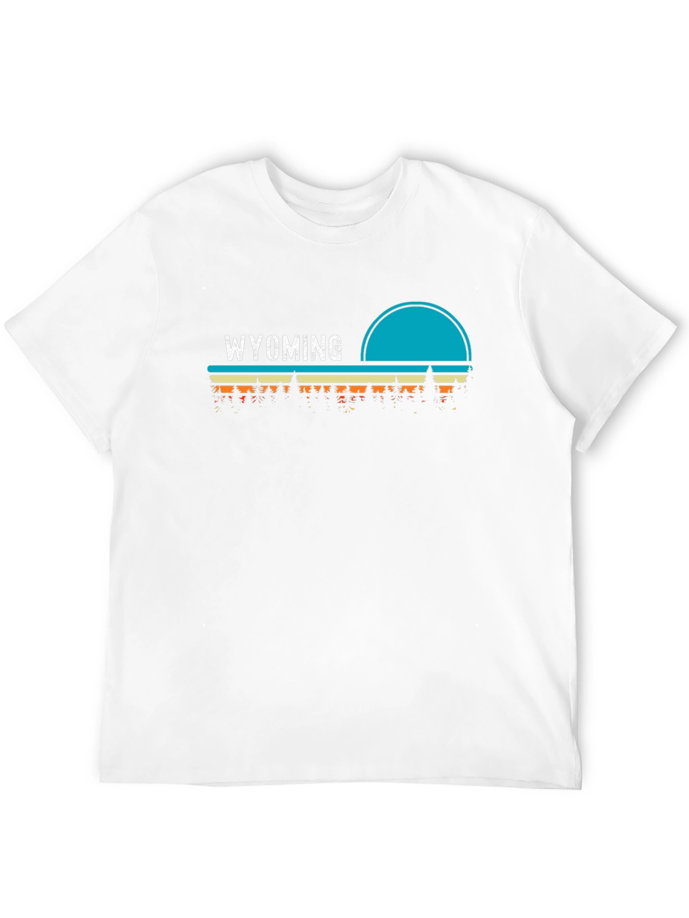 Wyoming Retro Style Graphic T-Shirt