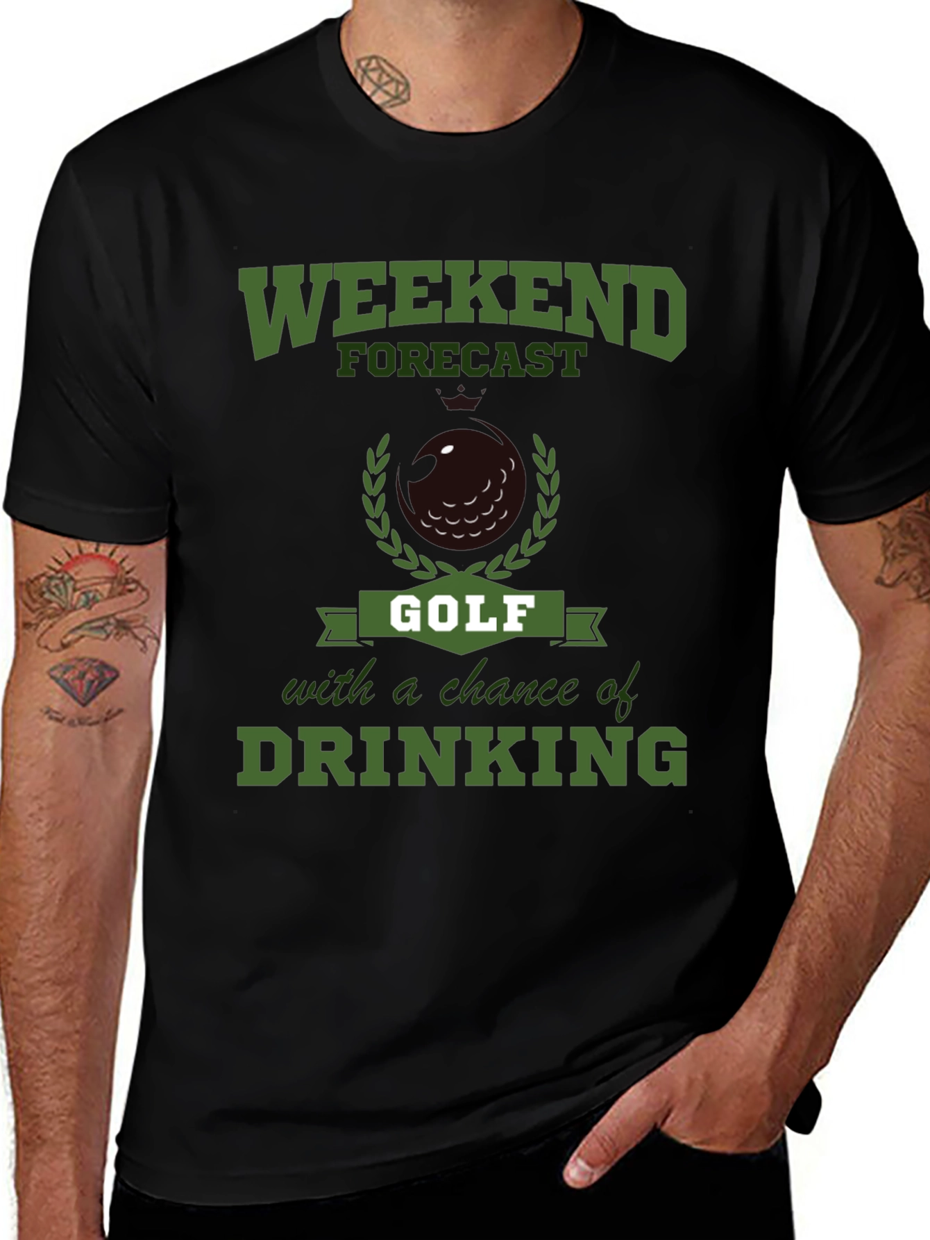 Golf Weekend Forecast Drinking Tee